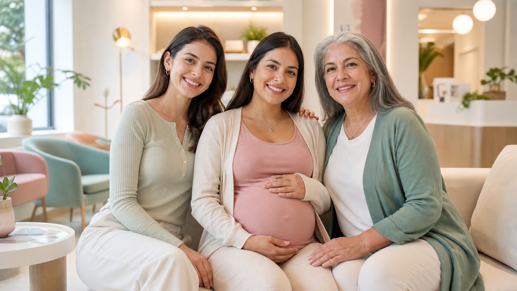 Mujeres hispanohablantes en distintas etapas de su vida